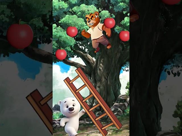 Oh no! #shorts #funny #cartoon #animation #comedy #bear #apple #english #usa #geraldardova