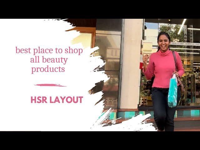 Shopping day ️ | BestplacetoshopinHSRlayout | cosmetic | makeupandhairaccessories | makeupbiograpy