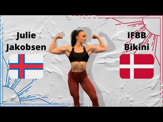 Marvellous IFBB Bikini Competitor Julie Jakobsen