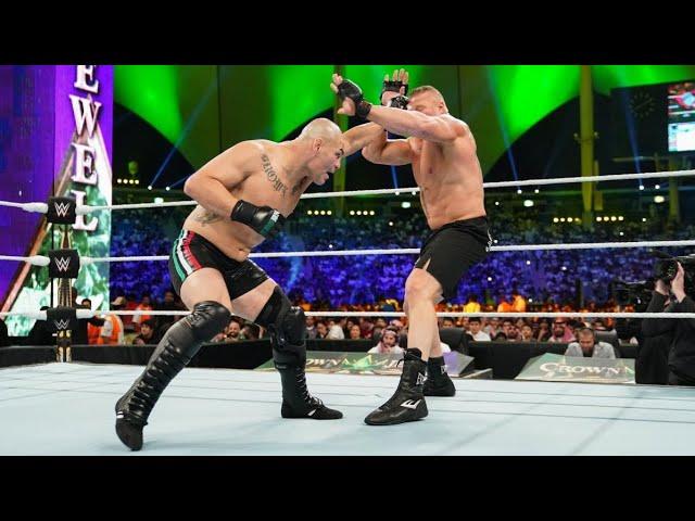 FULL MATCH : Brock Lesnar Vs Cain Velasquez WWE CROWN JEWEL