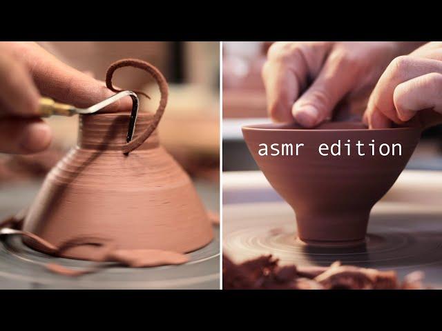 Trimming Small Angular Bowls — ASMR Edition