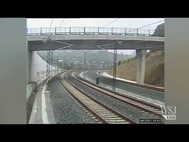 Spanish Train Crash Video | Spanish Train Crash Caught on CCTV