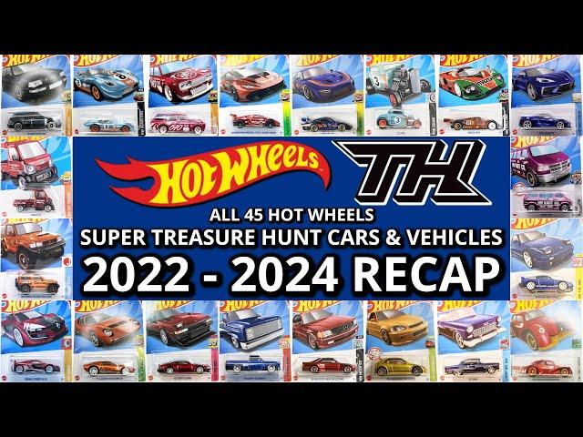 All 45 Hot Wheels Super Treasure Hunt Cars & Vehicles 2022 - 2024 Recap | Lamborghini & Porsche