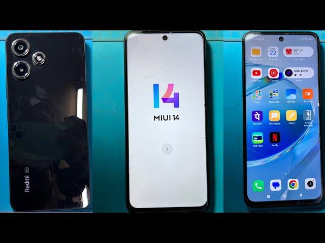 REDMI 12 5G Frp Bypass MIUI 14 Without Pc | Redmi MIUI 14 Frp Bypass | Redmi lock Unlock