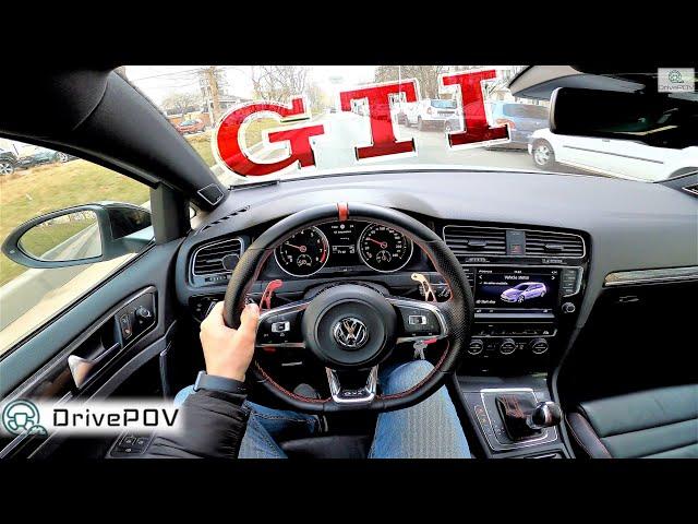 VW Golf MK7 GTI Performance Pack 2.0 TSI | 230HP-350NM | POV CITY DRIVE | #DrivePOV