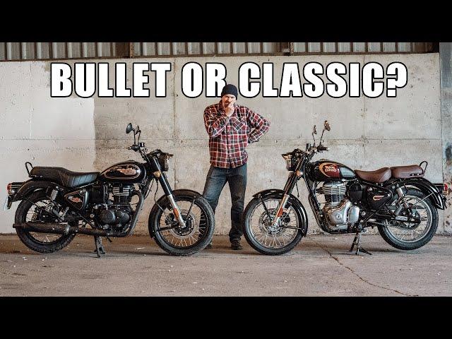 Which one? Bullet or Classic? The Royal Enfield 350 Differences Compared…