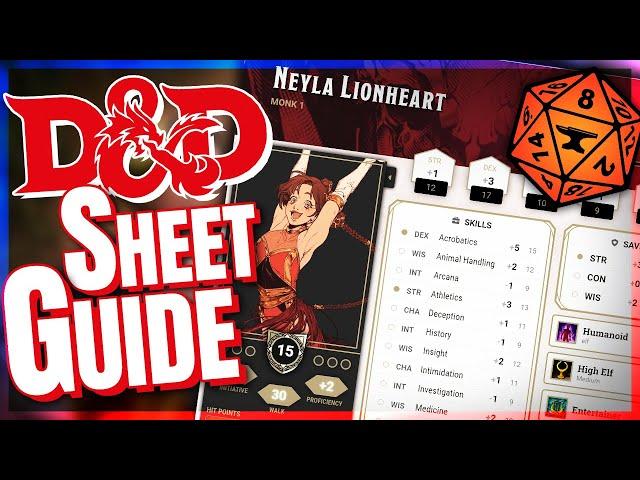 NEW D&D 5e Character Sheet Walkthrough for Foundry VTT! Everything you Need to Know