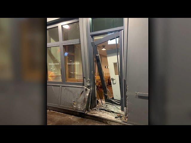 Hamilton’s ‘The Cannon’ closed after car crashes into coffee shop