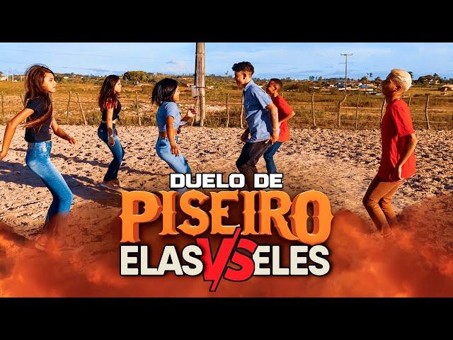 DUELO DE PISEIRO - A Grande Disputa  DO SÉCULO-ELES vs ELAS - QUAL É FOI O MELHOR ??? PISEIRO