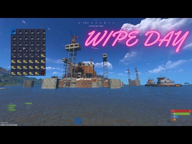 Controlling on Wipe Day  - Rust Console