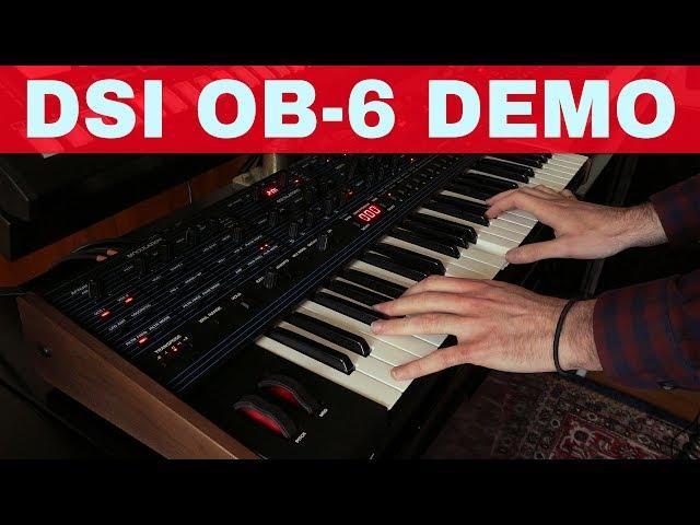 DAVE SMITH INSTRUMENTS OBERHEIM OB-6 SYNTH DEMO