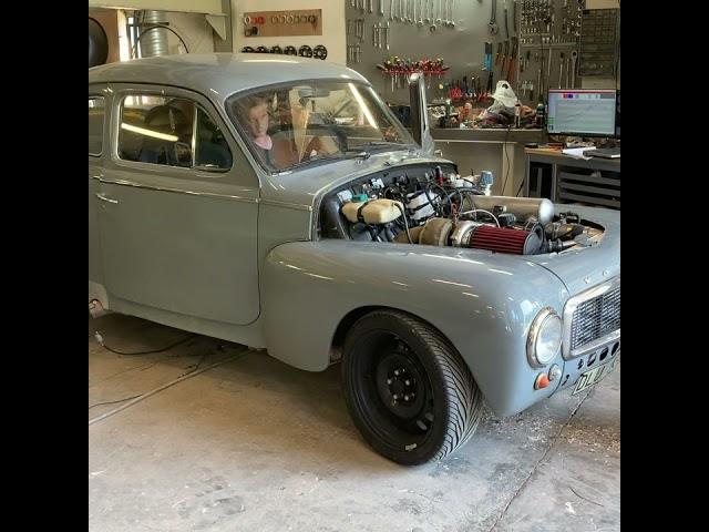 Volvo pv turbo redblock 600whp t51r mod turbonetics @overboostracing