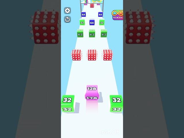 Играю в Jelly Run 2048