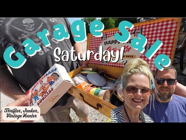 Garage Sale Saturday! Shop Along With Me For Vintage Home Decor & Collectables