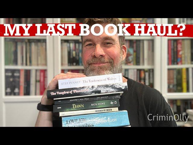 My last book haul for a while?