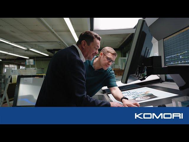 Why does Braun Druck count on Komori?