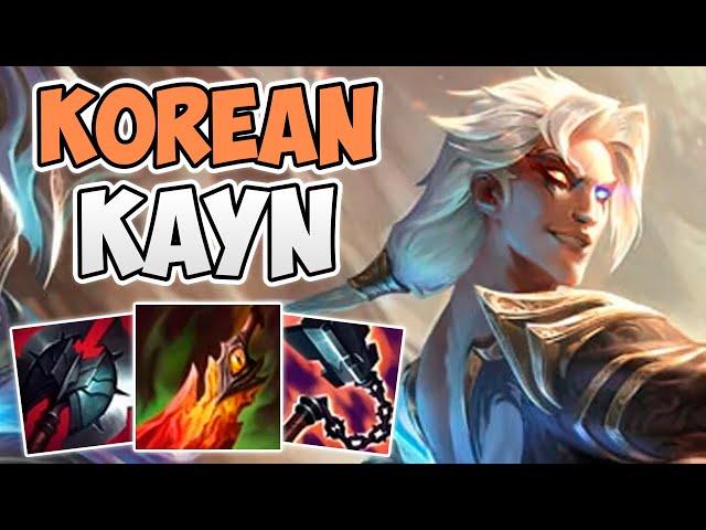 INCREDIBLE KOREAN CHALLENGER KAYN GAMEPLAY! | CHALLENGER KAYN JUNGLE | Patch 12.3 S12