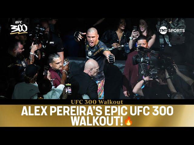 Alex Pereira with the coldest walkout at #UFC300  | Alex Pereira vs. Jamahal Hill 