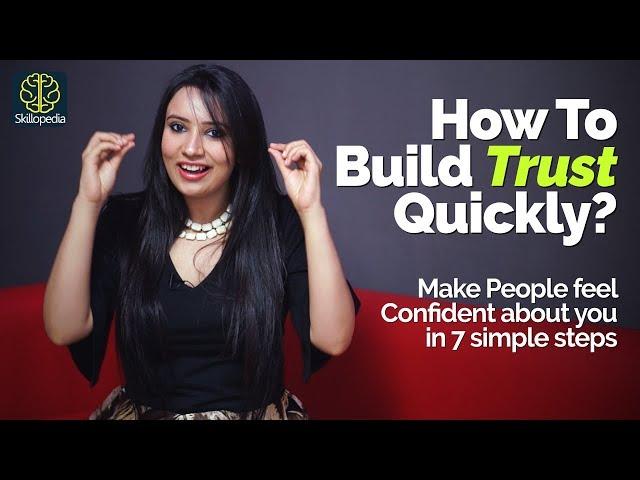 How to build Trust and Confidence in people? Personality Development Training Video