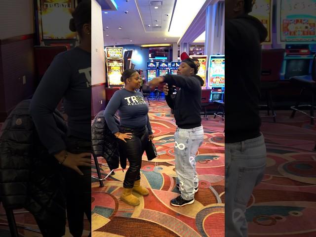 ASKING GIRLS TRICK QUESTIONS IN THE CASINO  #shorts