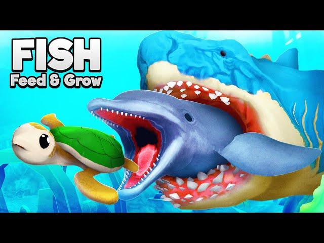 Eat FISH to GROW into a SHARK!