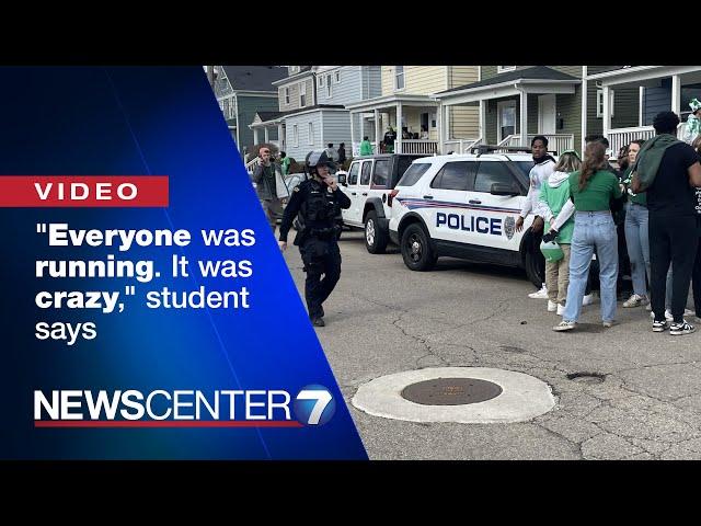 University of Dayton students react after on-campus celebration got out of hand | WHIO-TV