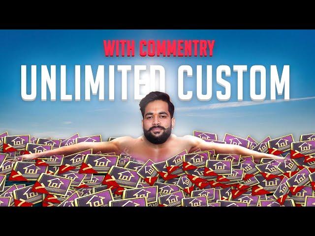 BGMI Unlimited Custom !! With Commentary | BGMI Live Free Custom Room | Gamer Baba