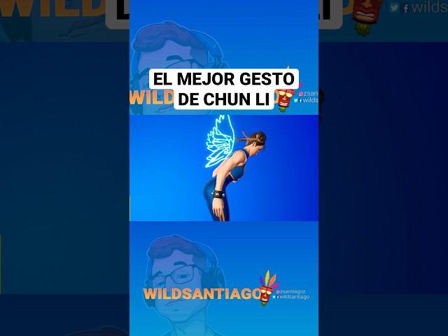 El MEJOR BAILE para CHUN LI en FORTNITE!?  #shorts #fortnite