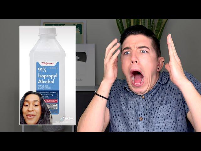 Reacting to TikTok Skin Care HORROR Stories