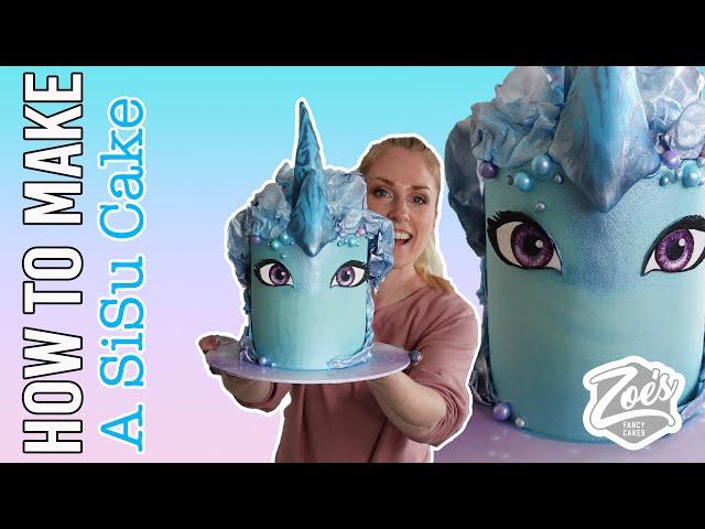 Sisu Dragon Buttercream and Wafer paper Cake - Raya and the Last Dragon