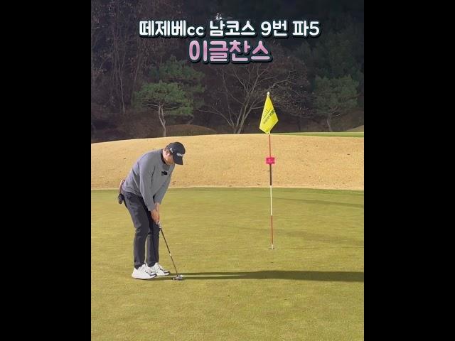 조금 민망한 이글했습니다... #이일프로 #golfer #golflesson