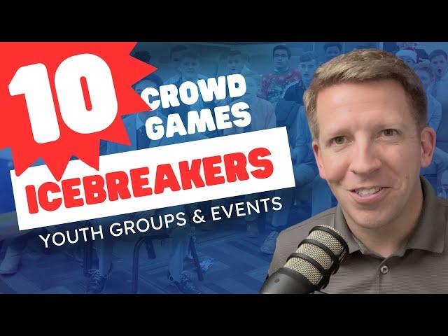 TOP 10 Insanely FUN Icebreakers and Crowd Games for Youth Group Games and Events - Compilation Video