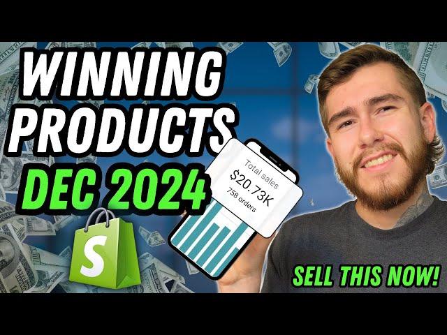 Top 5 Winning Products To Sell NOW (December 2024) | Shopify Dropshipping Trends