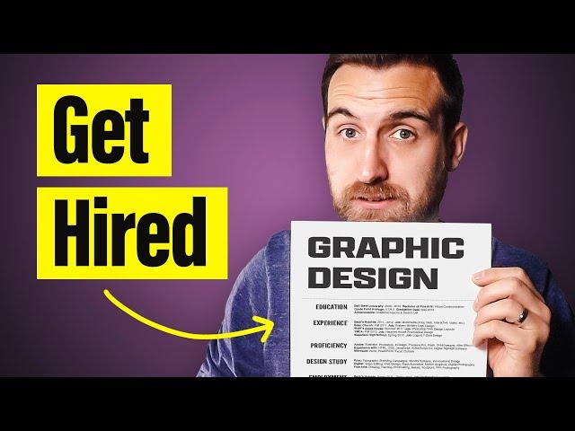 Graphic Design Resume Tips to GET HIRED