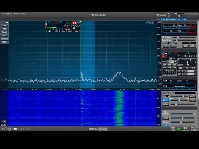 OfficialSWLChannel YouTube Channel Pirate Simulast on 5145 kHz USB on 9/24/2020 at 01:52 UTC