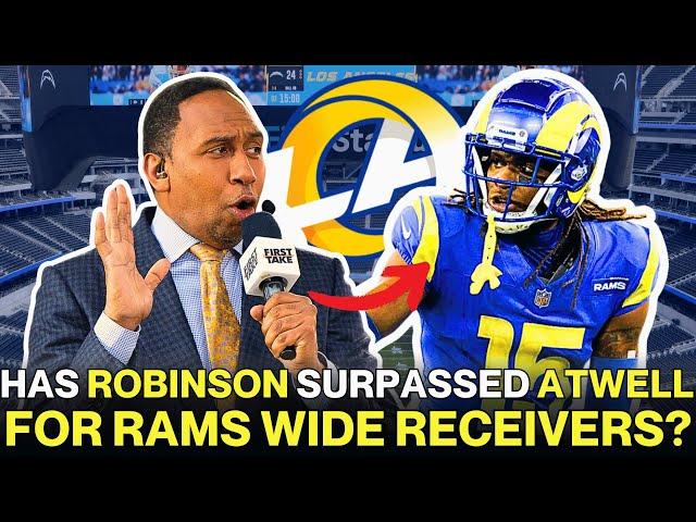 BOMBSHELL NEWS! ROBINSON UNSEATS ATWELL AS RAMS' TOP WIDE RECEIVER? LA RAMS NEWS