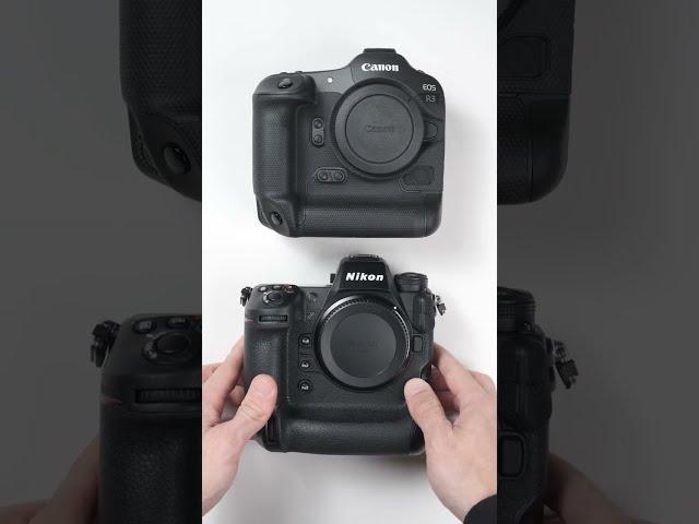 Mighty mirrorless camera comparison — Nikon Z9 and Canon R3 #shorts