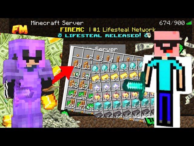 I Got Infinite Money From Sugarcane In FireMc Minecraft Smp...