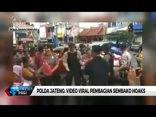 Polda Jateng: Video Viral Pembagian Sembako Hoaks