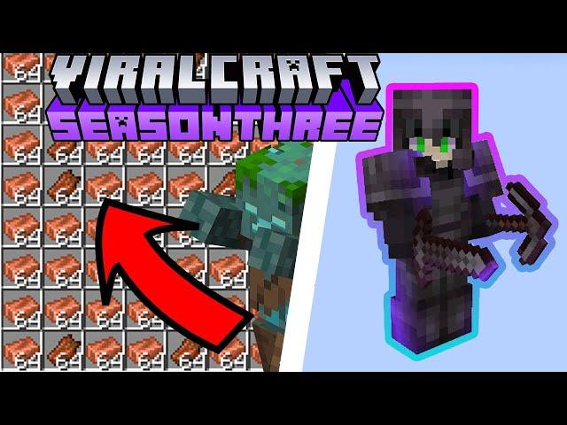 وایرال کرفت - فصل 3 قسمت 5 - ساخت فارم مس و تکمیل انچنت ها | Minecraft ViralCraft S3E5