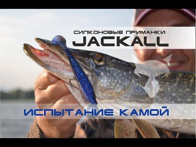 Силиконовые приманки Jackall. Испытание Камой