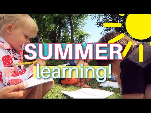 SUMMER HOMESCHOOL?! KEEPING YOUR KIDS LEARNING THROUGH THE SUMMER!