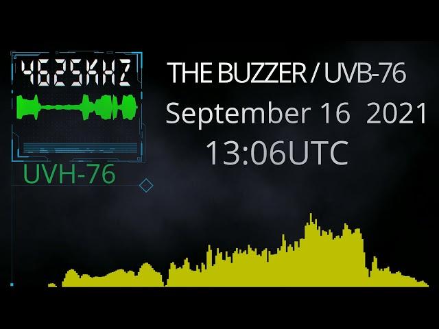 The Buzzer UVB 76 4625Khz 16.09.2021 голосовые сообщения