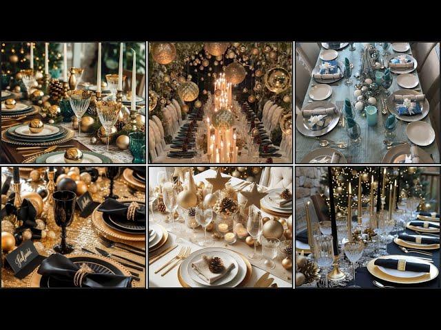 100+ Classic new year eve table decorations 2025 | New year eve table decoration ideas | nye