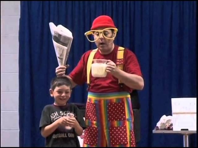 The Milk Trick - Silly Billy Clown  performs magic shows for kids birthday parties in New York