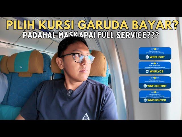 MILIH KURSI GARUDA BAYAR 300 RIBU? GARUDA INDONESIA JAKARTA - KUALA LUMPUR & PLANE SPOTTING KLIA