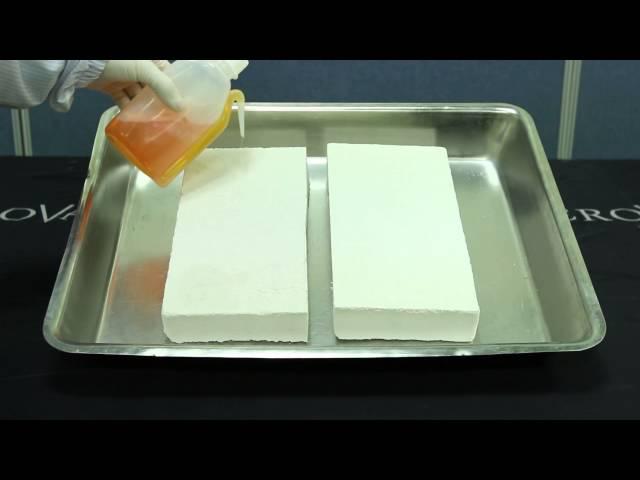 JIOS Aerogel - Super Perlite Board  Water Repellency Test