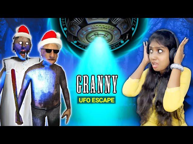 GRANNY UFO Escape with GRANDPA in No Death Challenge | Jeni Gaming