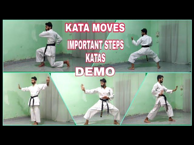 KATA MOVES / IMPORTANT STEPS KATA ||#karate #shotokan #wkf #karatedo #fightscene #kata