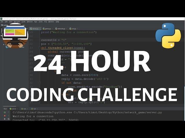 24 Hour Coding Livestream - Creating an Online Chess Game With Python